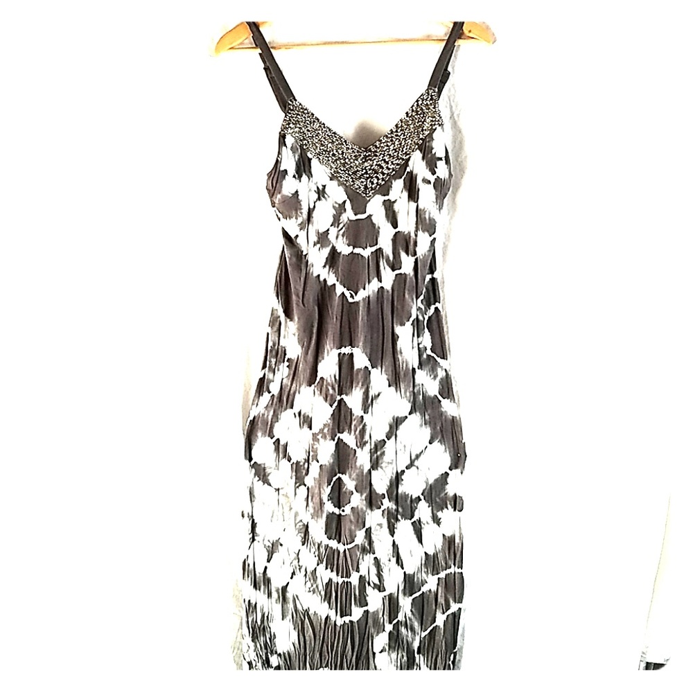 Inc tie-dye maxi dress